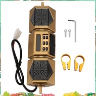 Motorcycle MP3 Player Handlebar Speaker Bluetooth Music FM Radio