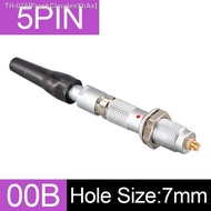 ❍○ 1Set 00B Connector 2 3 4 5 Pin FGG Plug For Sound Device Metal Circular Aviation Plug Cable Conne