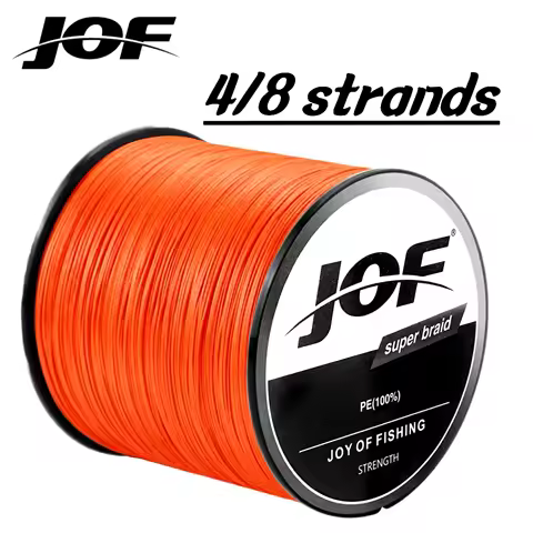 JOF X8 X4 Wires 300M-500M Braided Fishing Lines 4/8 Strands Multifilament Saltwater PE Line 10 12 18