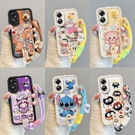 Casing OPPO A78 A58 A38 A18 Kartun Kulit Phone casing