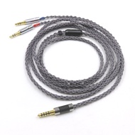 8 Cores 4.4mm 4 pin Xlr 2.5mm Headphone Earphone Cable For 3.5 Hifiman Ananda sundara HE1000se HE6se