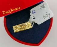 REAL 916/22K Gold Solid Design Ring Wedding Ring Couple Ring SIZE 12 | Cincin Emas 916 Tulen 高贵优雅916罗花金戒指 *VAL JEWELS* VR0084