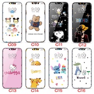 Iphone 14 plus 13 pro max iphone13 iphone13pro 6.1 6.7 inch Cartoon Full Coverage Screen Protector Film Tempered Glass