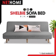 ⚡️READYSTOCK⚡️ Shelbie Durable 2Seater / 3Seater or 4Seater Foldable Sofa Bed / 1 Year Warranty / sofabed / sofa