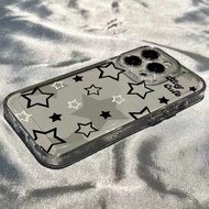 HP Casing Cool Style OPPO clearhp with Star Elements for OPPO A3s A3 PRO A5s A12 A7 A11k A9 A15 A15s