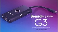 🌟原裝行貨  門市交收 歡迎消費券🌟 Creative Sound Blaster G3 便攜式外置 USB-C DAC 放大器