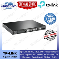 Tp-Link TL-SG3428XMP JetStream 24-Port Gigabit and 4-Port 10GE SFP+ L2+ Managed Switch with 24-Port PoE+