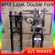 Fork Double Lajak BMX 20 Inci (Hidup) Suspensio Basikal Bicycle biasa size 20 colour VIP Candy Downh