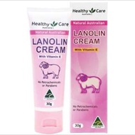 Healthy Care All Natural Lanolin Cream Tube 30g