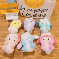 GANTUNGAN VINEX Cute Plush rabbit Kitty Cat Korumi My Melody Keychain Children's Gift
