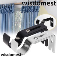 WISDOMEST Curtain Rod Brackets Hanger for 1 Inch Rod Curtain Rod Holder Window Curtain Rod Support Rod Bracket