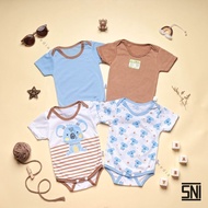 (Contents 4) Kliko Jumper Newborn Baby Package SNI/ 0-6 Months Birth Gift Clothes 0-3 Newborn Baby N