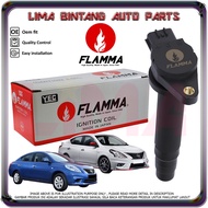 Nissan Almera N17 Ignition Coils , Plug Coil YEC Flamma *Original* ( 1.5 HR15DE ) 2012-2019