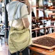 Garbage Bag 22Bag, Underarm Bag, Genuine Leather Bag, Chain