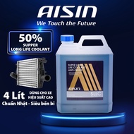 Nước Làm Mát Động Cơ Màu Xanh Dương AISIN Super Long Life Coolant 50% 4 Lít SCPM50A4LB - Nhập Khẩu C