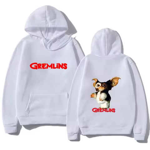 2024 Men's Hoodies Gremlins Gizmo Kawaii Printed Pullover Cotton Men New Casual Clothes Leisure Spor