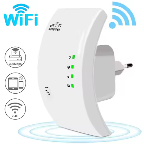 300Mbps Wireless WIFI Repeater Wifi Range Extender Wi-Fi Signal Amplifier US EU UK AU Plug Long Rang