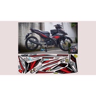 Exciter 150 Mx king black sticker
