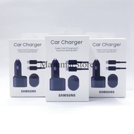 Saver Car Charger Samsung 45W 15W 2 Port USB Plus Type C Fast Charging Car Charger