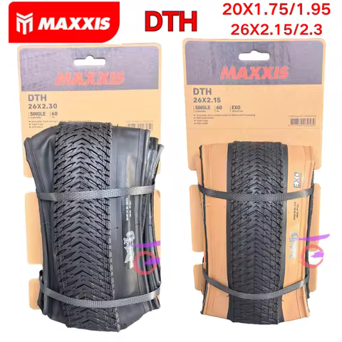 MAXXIS DTH(M147P) 26x2.3 26x2.15 20X1.75 Bicycle Tire MTB Mountain Bikes, EXO Full black and deep sk