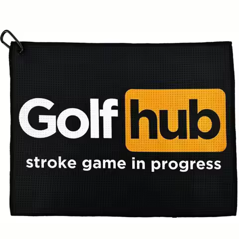 Golfhub Golf Towel - Golf Accessories for Men - Golf Gifts for Men - Printed Funny Golf Towel For Bi