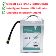 [Ready Stock] OkCell 12S 14S 22000/20000/28000mAh Pro Smart Batteri Drone Meracun Dron Padi Drone Custom Bateri [Aonic Poladrone]