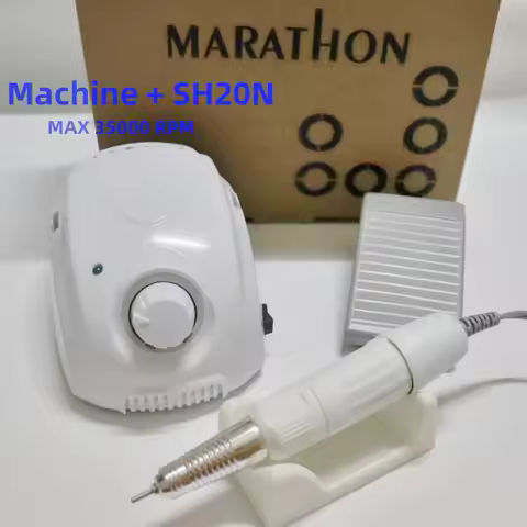 Strong 210 Manicure Machine Champion 65W Micromotor 35000RPM H20N Handpiece Electric Nail Drills Nai