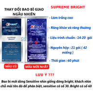 3 gói miếng dán trắng răng Crest 3D White chính hãng MỸ - Liệu trình 3 ngày gồm 3 gói miếng dán trắn