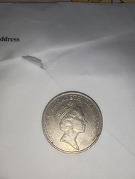 香港五元硬幣 1988年