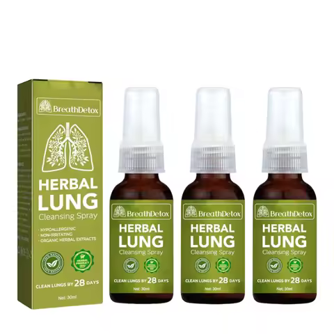 30ml Lung Herbal Cleanser Spray Herbal Nasal Mist Clear Throat Breath Spray Respiratory Care Freshen