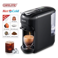 5 In 1 Coffee Machine Hot/Cold Capsule Maker Dolce Gusto Milk Nespresso Ese Pod Ground Cafeteria 19bar
