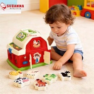 FiveStar 35973 Animal Barn Toys - Educational Animal Toys