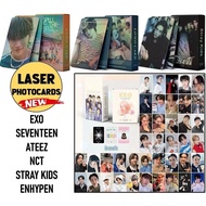 [50pcs] Laser Photocard Enhypen. Photocard straykids. Photocard boy next door zb1. toploader.lomo