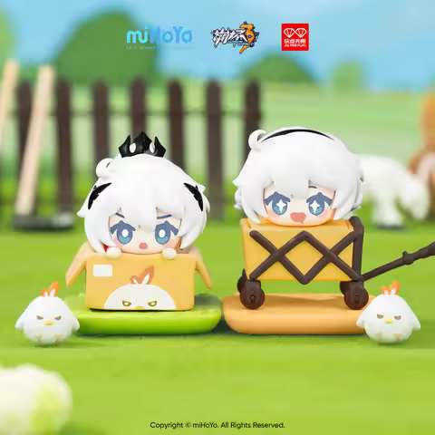 New Honkai Impact 3 Mihoyo Kiana Raiden Mei Bronya Rand Seele Fuhua Model Ornament Desktop Ornament 