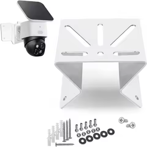 1 Set Metal Wide Angle Adapter Wall Corner Bracket Monitoring Area Up To 270° Mount Metal Bracket Fo