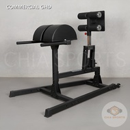 Commercial Adjustable GHD Machine Glute Ham Developer Back Hyper Extension Roman Chair Sit-up Traine