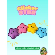 Cute Clicker Star Keychain Toy - Clicker Star