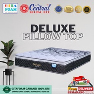 Matras Kasur No 1 Ukuran 180x200 Central Deluxe Pillow Top Kasur Springbed - Harga Pabrik