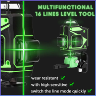 PENGIRIMAN CEPAT KKMOON Laser Level Self Leveling 4D 16 Lines 3000mAh with Remote - KK-36 / alat las