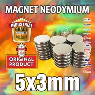 Super STRONG NEODYMIUM MAGNET 5x3mm - 5x3mm