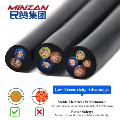 Sheathed Wire Cable2 3 4 5 6 Core LED Extension Round Cable Automotive Flexible PVC Wire Outdoor LED
