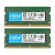 New For Crucial 16GB Kit 2x 8GB DDR4 2666MHz PC4-21300 CL19 SODIMM Laptop Memory Notebook RAM SDRAM