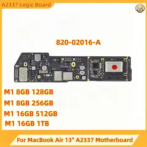 Motherboard A2337 Original A2337 Motherboard For Macbook Air 13" M1 Logic Board 820-02016-A 128GB 25