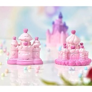 Pink castle model decorates aquariums, aquariums, Beta fish tanks, small fish tanks.