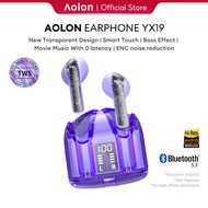 Aolon YX19 TWS True Wireless Earphones Bluetooth 5.3 Earbuds ENC Call Smart Noise Reduction Sports W