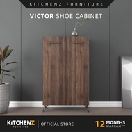 KitchenZ Victor Series 3Ft Shoe Cabinet With Door Kabinet Kasut Shoe Rack Cabinet Kasut Rak Kasut Be