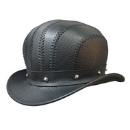 Steampunk Bowler Leather Top Hat