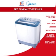 Midea Mesin Basuh Manual Semi Auto Washing Machine (8 kg) MSW-8008P