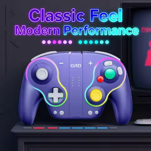 QRD Stellar V5 Wireless Joy-pad for Switch/Switch2 Controller for PC, IOS, Android Effect Joystick