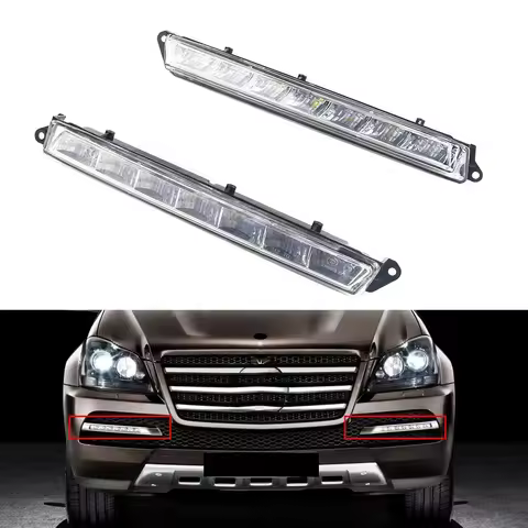 BT-1 Pair LED Daytime Running Light For Mercedes Benz X164 GL350 GL450 GL500 LED Fog DRL A1649060351